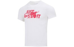 Nike: Белая футболка 
