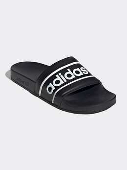 Adidas: Чёрные сабо 