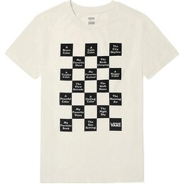 Vans: Белая футболка 