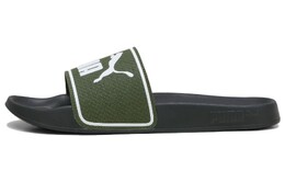 PUMA: Чёрные шлёпанцы  Leadcat
