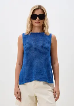 United Colors of Benetton: Синий топ 