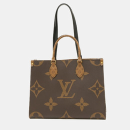 Louis Vuitton: Коричневая сумка-шоппер 