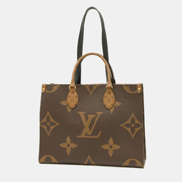 Louis Vuitton: Коричневая сумка-шоппер 