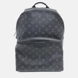 Louis Vuitton: Чёрный рюкзак 