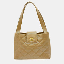 Chanel: Бежевая сумка 
