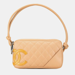 Chanel: Бежевая сумка 