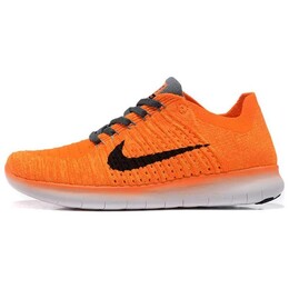 Nike: Оранжевые кроссовки  Flyknit