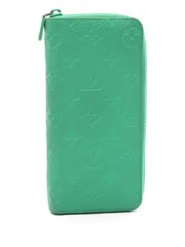 Louis Vuitton Pre-Owned: Зелёный кошелёк 