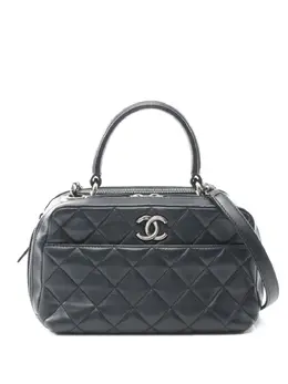 CHANEL Pre-Owned: Чёрная сумка 