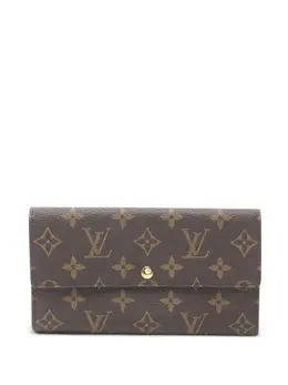 Louis Vuitton Pre-Owned: Коричневый кошелёк 
