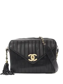 CHANEL Pre-Owned: Чёрная сумка 