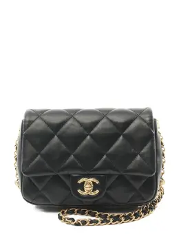 CHANEL Pre-Owned: Чёрная сумка 