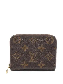 Louis Vuitton Pre-Owned: Коричневый кошелёк 