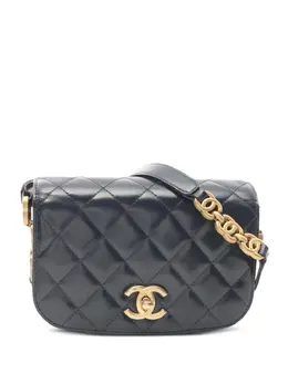 CHANEL Pre-Owned: Синяя сумка 