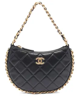 CHANEL Pre-Owned: Чёрная сумка 