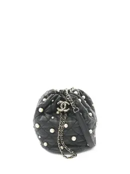 CHANEL Pre-Owned: Чёрная сумка 