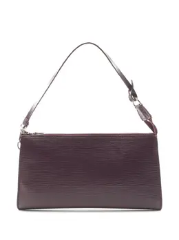 Louis Vuitton Pre-Owned: Тёмная сумка 