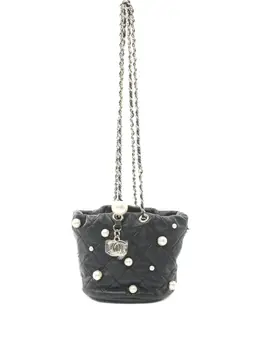 CHANEL Pre-Owned: Чёрная сумка 