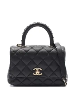 CHANEL Pre-Owned: Чёрная сумка 