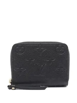 Louis Vuitton Pre-Owned: Чёрный кошелёк 