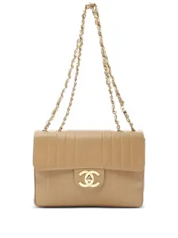 CHANEL Pre-Owned: Бежевая сумка 