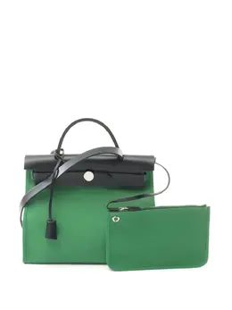 Hermès Pre-Owned: Зелёная сумка 