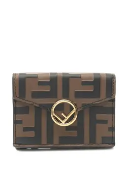 Fendi Pre-Owned: Коричневый кошелёк 