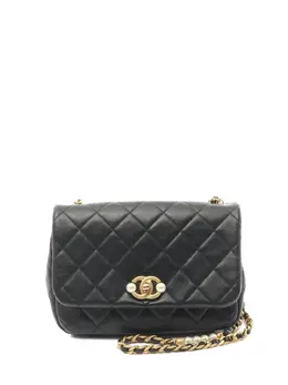 CHANEL Pre-Owned: Чёрная сумка 