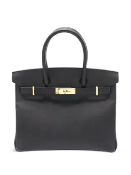 Hermès Pre-Owned: Чёрная сумка 