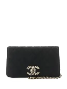CHANEL Pre-Owned: Чёрная сумка 