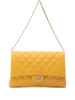CHANEL Pre-Owned: Жёлтая сумка 