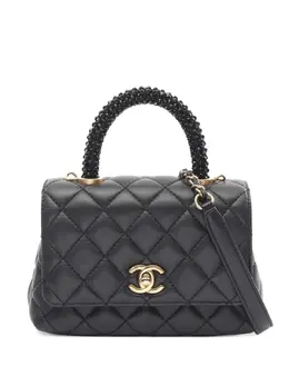 CHANEL Pre-Owned: Чёрная сумка 
