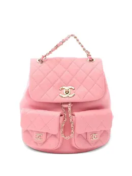 CHANEL Pre-Owned: Розовый рюкзак 