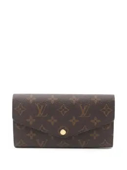 Louis Vuitton Pre-Owned: Коричневый кошелёк 