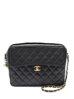 CHANEL Pre-Owned: Чёрная сумка 