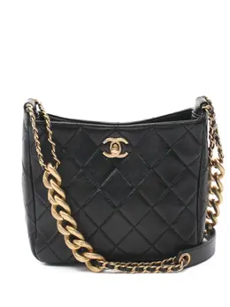 CHANEL Pre-Owned: Чёрная сумка 