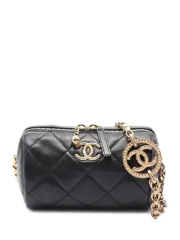 CHANEL Pre-Owned: Чёрная сумка 