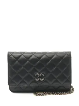 CHANEL Pre-Owned: Чёрная сумка 