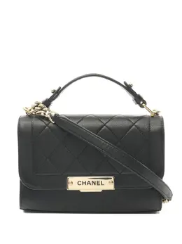 CHANEL Pre-Owned: Чёрная сумка 