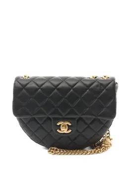 CHANEL Pre-Owned: Чёрная сумка 