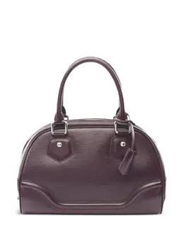 Louis Vuitton Pre-Owned: Тёмная сумка 
