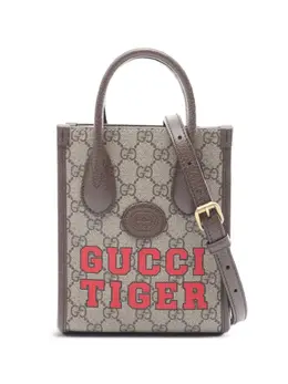 Gucci Pre-Owned: Коричневая сумка-шоппер 