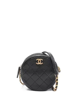 CHANEL Pre-Owned: Чёрная сумка 