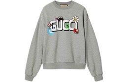 Gucci: Серая толстовка 