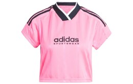 Adidas: Розовая футболка 