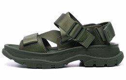 Alexander McQueen: Зелёные сандалии  Tread
