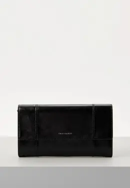Trussardi: Чёрный клатч 