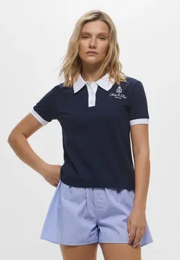 Sporty & Rich: Синее поло 