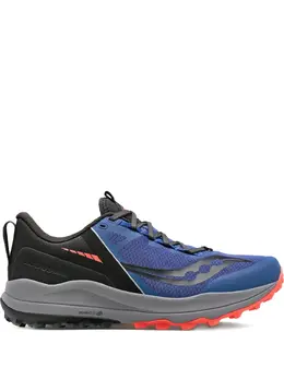 Saucony: Голубые кроссовки 