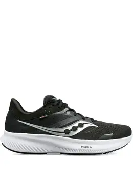 Saucony: Чёрные кроссовки 